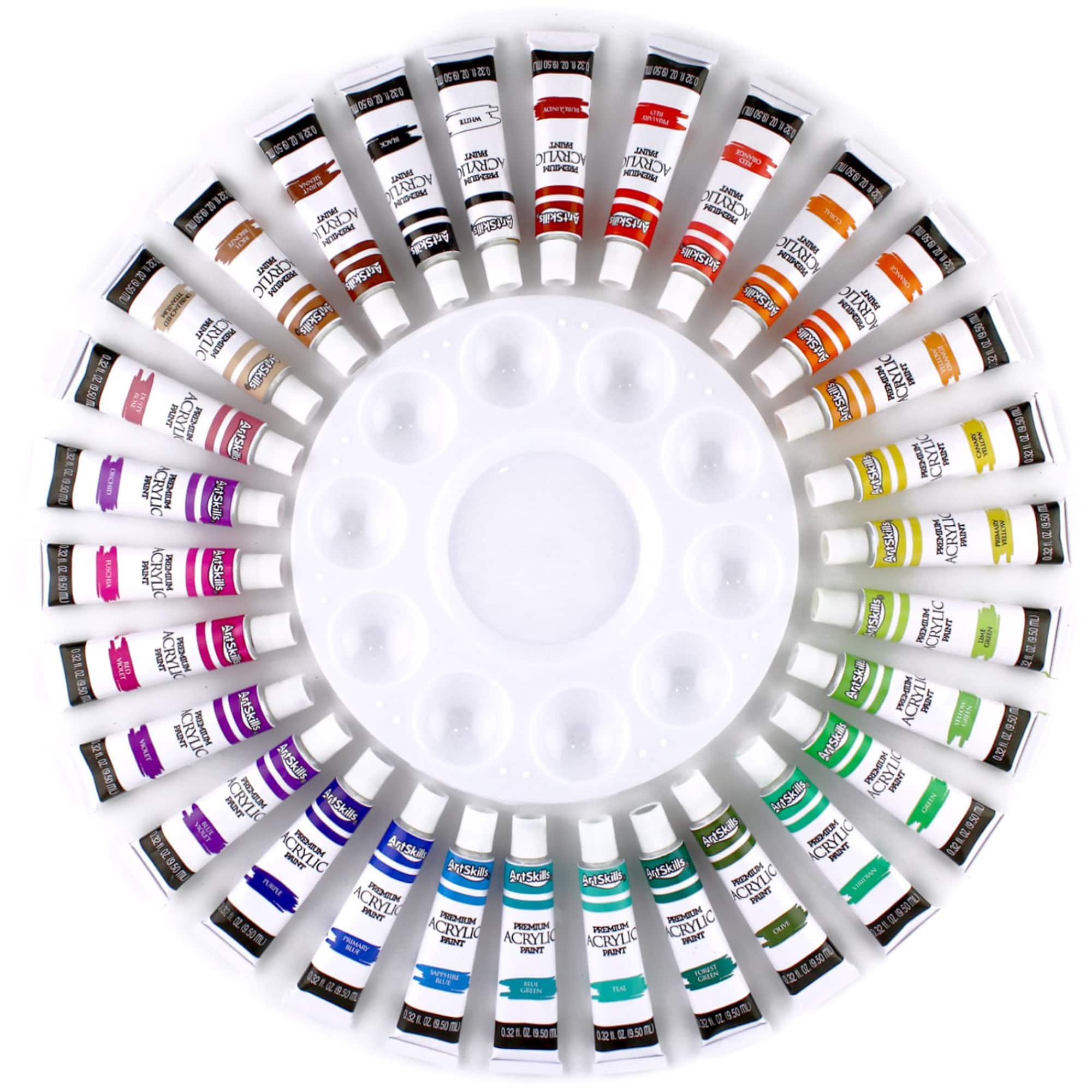 ArtSkills® Premium Acrylic Paint Set with Paint Palette